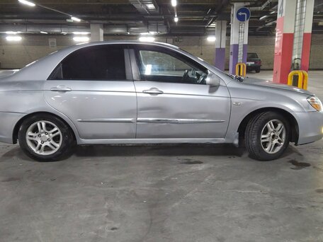 2006 Kia Cerato I Рестайлинг, серебристый, вид 5