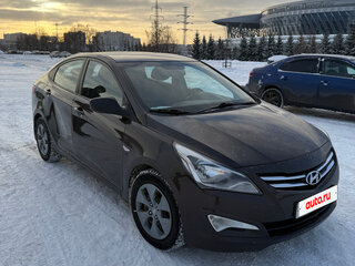 2015 Hyundai Solaris I Рестайлинг, коричневый, 850000 рублей, вид 1