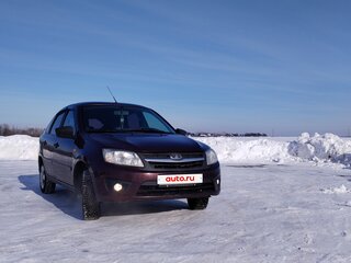2015 Lada (ВАЗ) Granta I, пурпурный, 430000 рублей, вид 2
