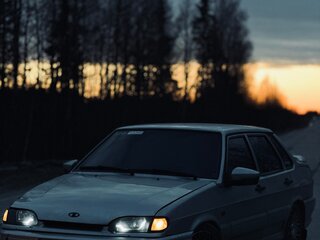 2007 Lada (ВАЗ) 2115, серебристый, 199999 рублей, вид 2