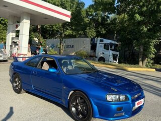 1997 Nissan Skyline IX (R33), синий, 9900000 рублей, вид 2