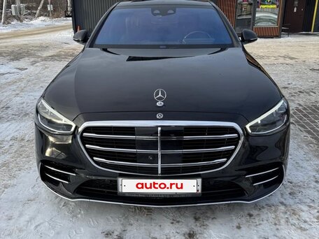 2021 Mercedes-Benz S-Класс 350 d Long 4MATIC VII (W223), чёрный, 9150000 рублей, вид 5
