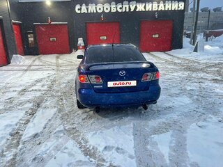 2006 Mazda 6 I (GG) Рестайлинг, синий, 430000 рублей, вид 5