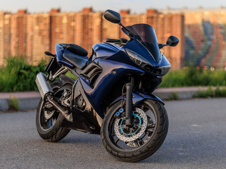 2008 Yamaha YZF-R6, синий, 570000 рублей, вид 1