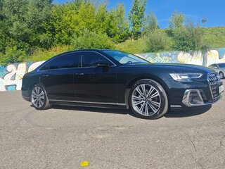 2023 Audi A8 Long 45 TFSI IV (D5) Рестайлинг, чёрный, 8500000 рублей, вид 4