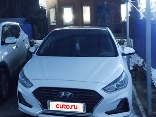 2018 Hyundai Sonata VII (LF) Рестайлинг, белый, 1500000 рублей, вид 1