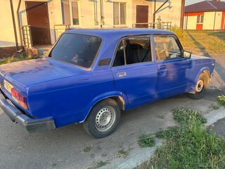 2007 Lada (ВАЗ) 2107, синий, 80000 рублей, вид 4