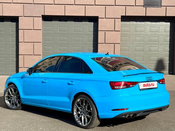 2019 Audi A3 III (8V) Рестайлинг, голубой, 1400000 рублей - вид 15