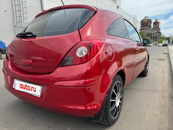 2008 Opel Corsa D, красный, 380000 рублей - вид 6
