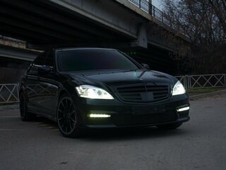 2008 Mercedes-Benz S-Класс 450 Long V (W221), чёрный, 1890000 рублей, вид 4