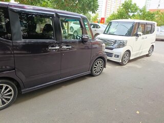 2015 Honda N-BOX I Рестайлинг, фиолетовый, 875000 рублей, вид 3