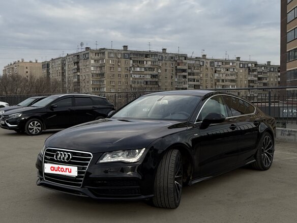 2013 Audi A7 I (4G), чёрный, 2170000 рублей