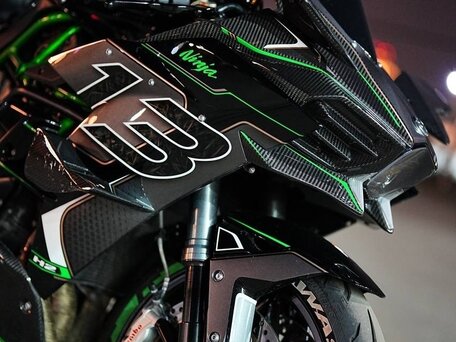 2022 Kawasaki Ninja H2, чёрный, 4500000 рублей, вид 4