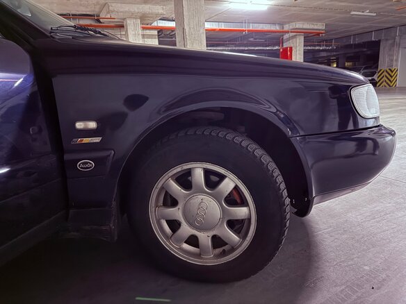 1997 Audi A6 I (C4), синий, 420000 рублей - вид 9