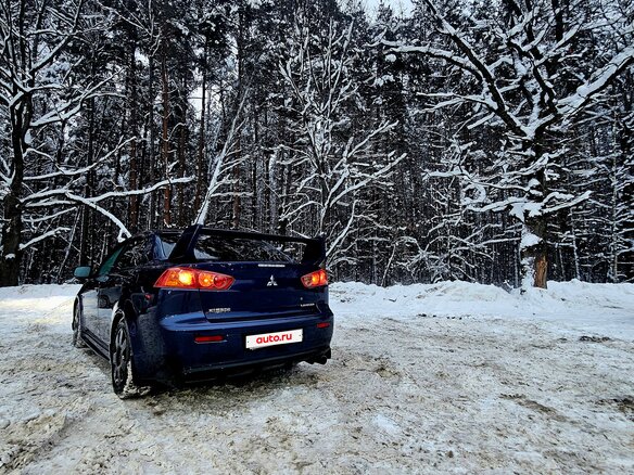 2008 Mitsubishi Lancer X, синий, 750000 рублей