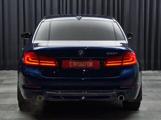 2018 BMW 5 серии 520i VII (G30/G31/G38), синий, 3690000 рублей, вид 5