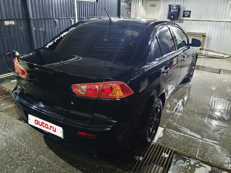 2007 Mitsubishi Lancer X, чёрный, 500000 рублей, вид 3