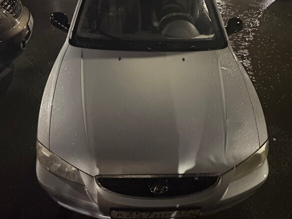 2007 Hyundai Accent ТагАЗ II, серебристый, 248000 рублей - вид 1