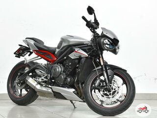2017 Triumph Street Triple, серый, 619000 рублей, вид 1