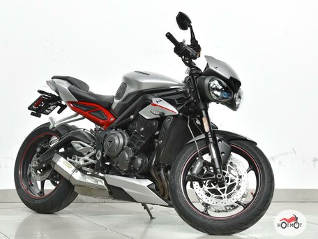 2017 Triumph Street Triple, серый, 619000 рублей, вид 1