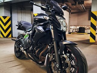 2013 Kawasaki ER-6N, чёрный, 550000 рублей, вид 1