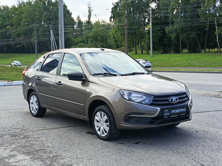 2021 Lada (ВАЗ) Granta I Рестайлинг, коричневый, 409000 рублей, вид 3
