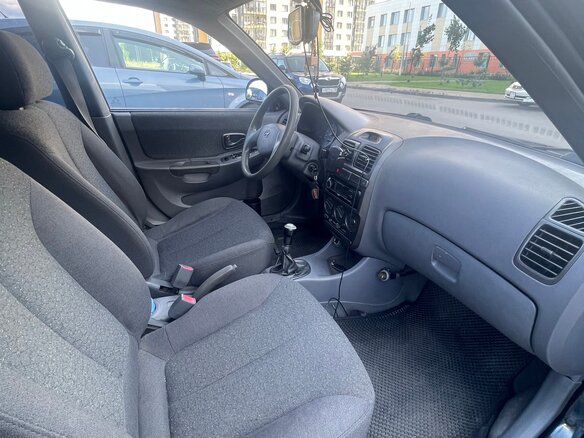 2007 Hyundai Accent ТагАЗ II, чёрный - вид 12