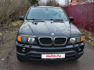 2002 BMW X5 3.0d I (E53), чёрный, 1100000 рублей, вид 4