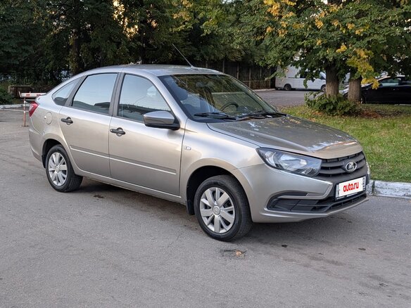 2021 Lada (ВАЗ) Granta I Рестайлинг, серый, 499000 рублей - вид 2