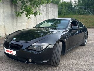2005 BMW 6 серии 645i II (E63/E64), чёрный, 1000000 рублей, вид 1