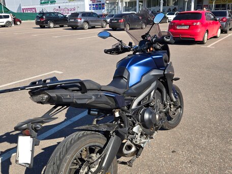 2018 Yamaha MT-09 Tracer (FJ-09), синий, 990000 рублей, вид 4