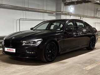 2017 BMW 7 серии Long 740Li xDrive VI (G11/G12), чёрный, 3800000 рублей, вид 1