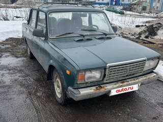 2007 Lada (ВАЗ) 2107, зелёный, 80000 рублей, вид 4