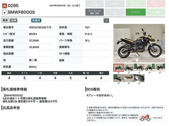 2009 BMW F 800 GS, жёлтый, 650000 рублей - вид 8