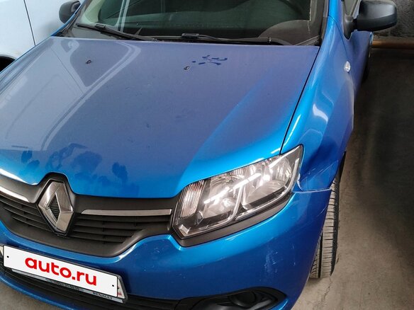 2015 Renault Logan II, синий, 564000 рублей - вид 1