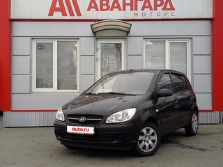 2008 Hyundai Getz I Рестайлинг, чёрный, 400000 рублей, вид 1