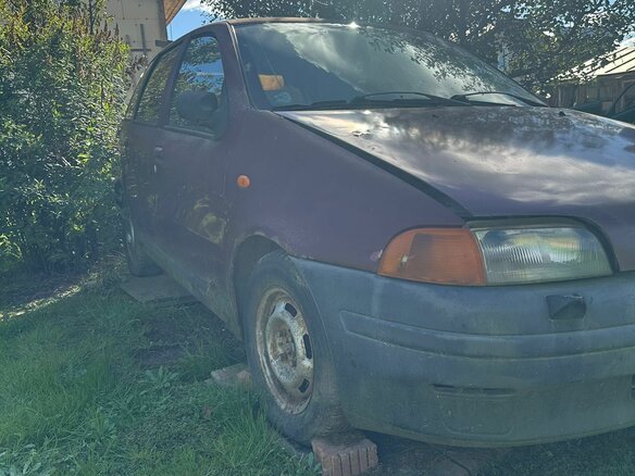 1998 Fiat Punto I, пурпурный, 65000 рублей - вид 5