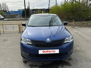 2017 Skoda Rapid I Рестайлинг, синий, 1300000 рублей, вид 2