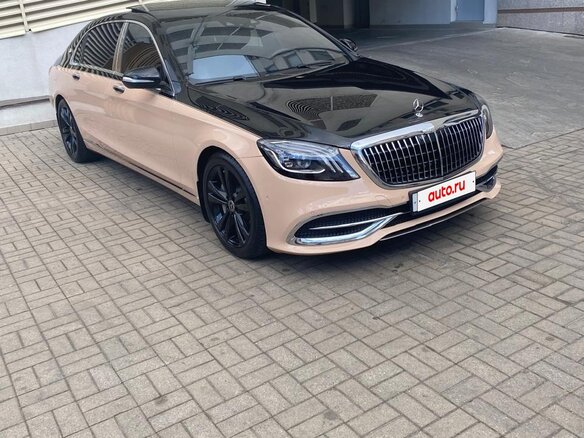 2017 Mercedes-Benz Maybach S-Класс 450 I (X222) Рестайлинг, бежевый, 11200000 рублей - вид 1