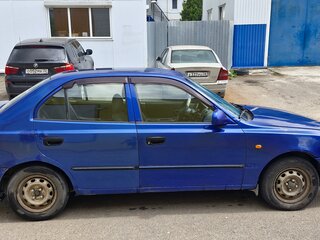 2003 Hyundai Accent ТагАЗ II, синий, 240000 рублей, вид 5