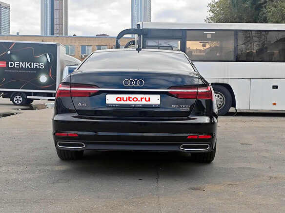 2019 Audi A6 55 TFSI V (C8), чёрный - вид 4
