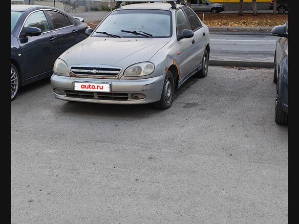 2008 Chevrolet Lanos I, серебристый, 80000 рублей - вид 2