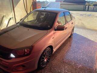 2015 Lada (ВАЗ) Granta I, серебристый, 550000 рублей, вид 2