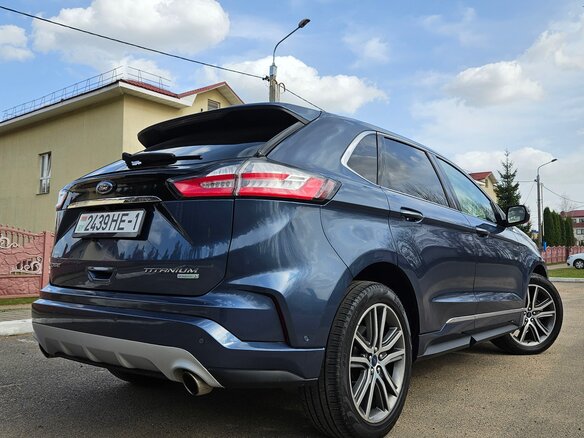 2019 Ford Edge II Рестайлинг, голубой, 2000000 рублей - вид 4