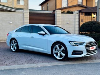 2021 Audi A6 45 TFSI V (C8), белый, 3900000 рублей, вид 2