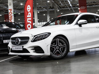 2019 Mercedes-Benz C-Класс 180 IV (W205) Рестайлинг, белый, 3049700 рублей, вид 2