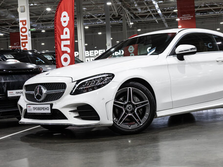 2019 Mercedes-Benz C-Класс 180 IV (W205) Рестайлинг, белый, 3049700 рублей, вид 2