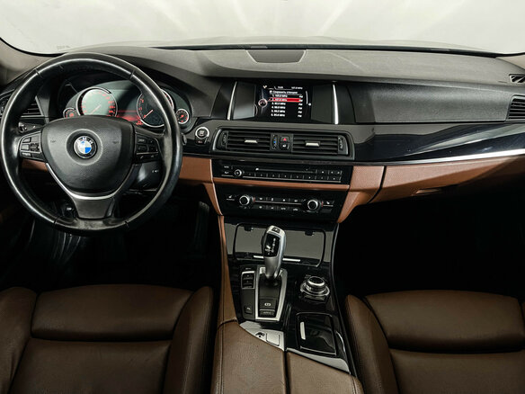 2015 BMW 5 серии 520i VI (F10/F11/F07) Рестайлинг, синий - вид 10