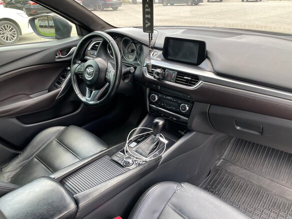 2015 Mazda 6 III (GJ) Рестайлинг, чёрный, 1600000 рублей - вид 6
