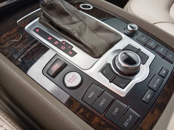 2014 Audi Q7 I (4L) Рестайлинг, синий, 3350000 рублей - вид 17